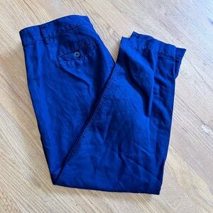 Ladies Size 8 LOFT Navy Chinos casual GUC